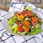 Summer Gazpacho Salad and a 5 Year Old’s Birthday!
