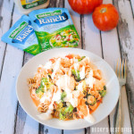 Ranch Buffalo Chicken Pasta with Broccoli