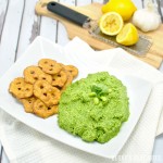 Cilantro Edamame Hummus {no oil or tahini}