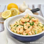 Easy Shrimp Scampi with Zoodles and Noodles