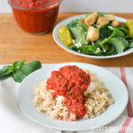 Grilled Mahi-Mahi with Spicy Pepper Basil Sauce