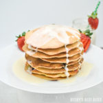 M&M’s Christmas Cake Pancakes