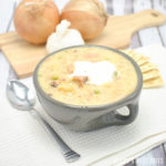 Slow Cooker Ham and Potato Soup from Holiday Leftovers